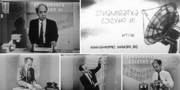 Frank Oppenheimer doing experiments in physics