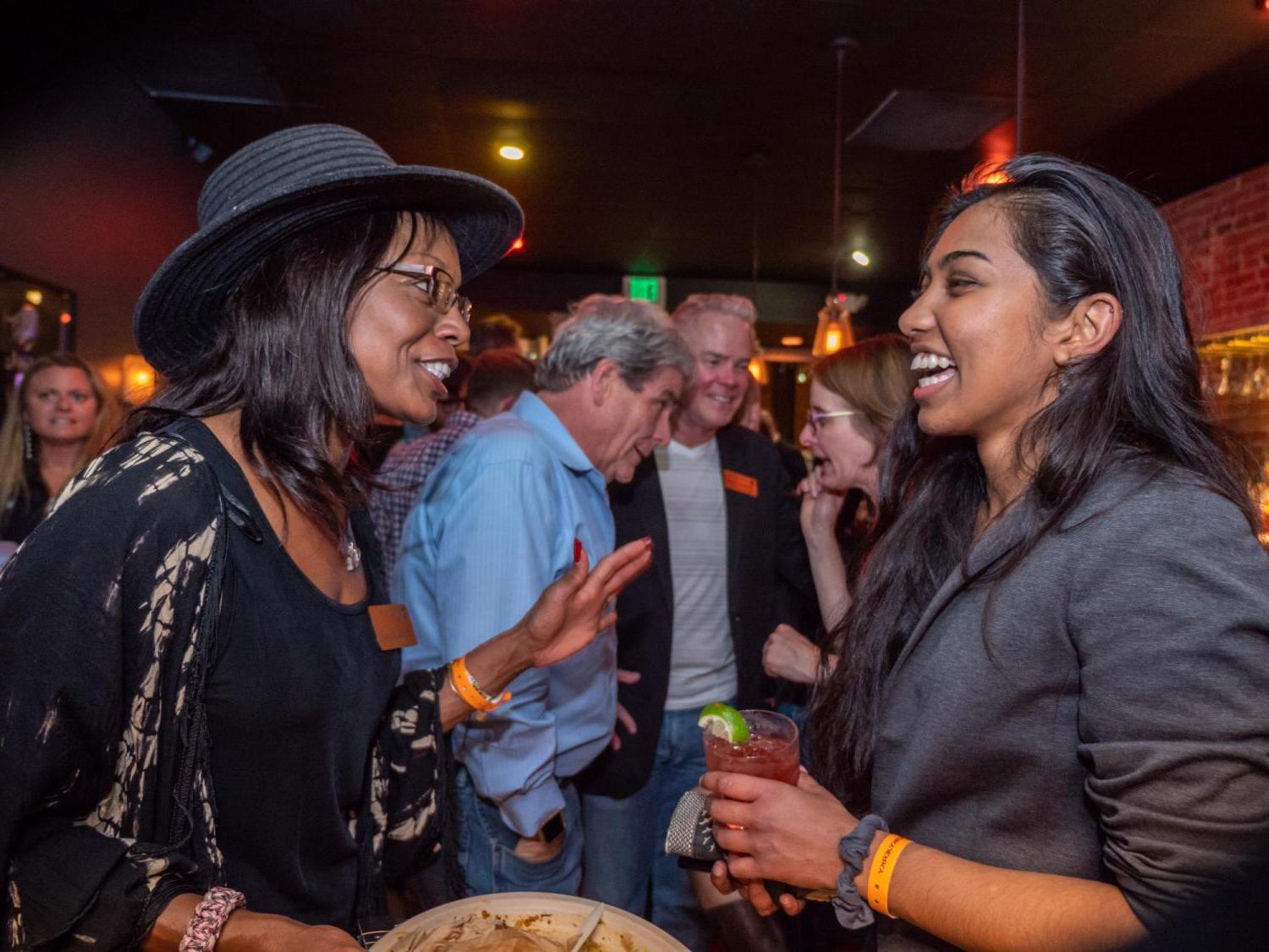 Women bond over drinks